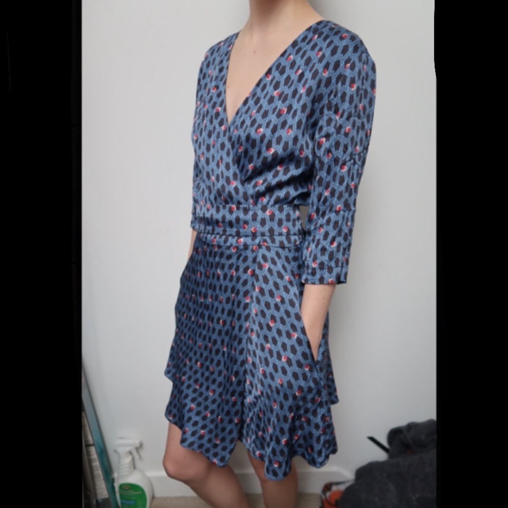 Wrap Mini Dress